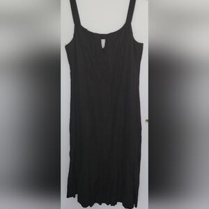 Michael Kors Black Sheath Midi Dress